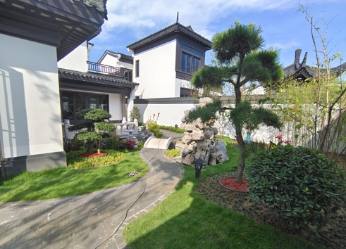 南京汤泉酒店项目古建铝代木工程